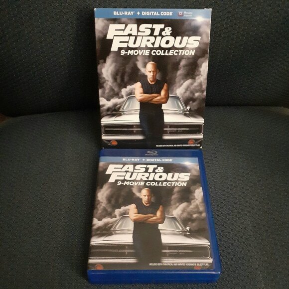 Fast & Furious 9 Movie Collection Blu-ray "Like New" - with Bonus Disc Too Boxed - Picture 1 of 6